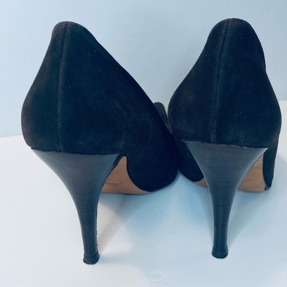 Kenneth Cole New York Romi Sz 10 Brown Suede 4” Heels Pumps Pointed Toe Dressy - Picture 3 of 8